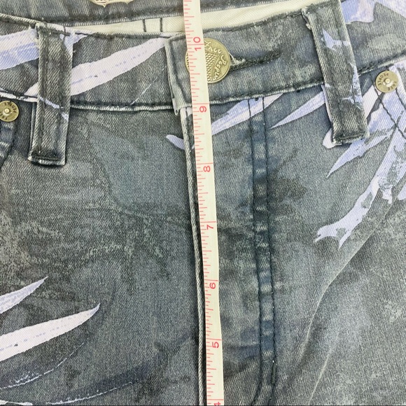 Free People Dark Gray with Leafs Size w30 - Picture 5 of 15